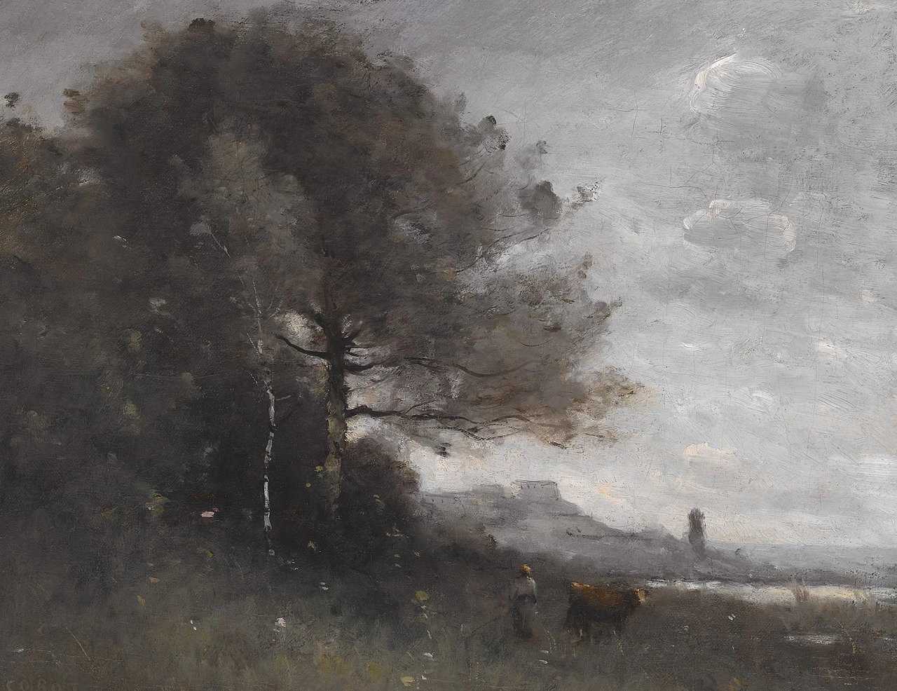 Jean - Baptiste, Camille Corot, 172, Ricordo dall'Italia, Indianapolis Museum of Art